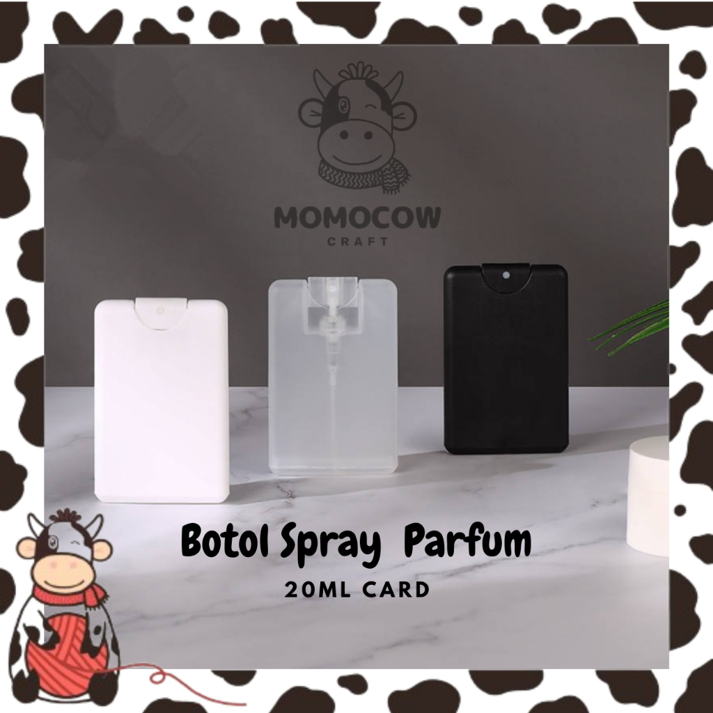 Botol Spray Parfum / Hand Sanitizer 20ml Card / Pocket / Kartu Plastik Size Model untuk Hand Sanitiz
