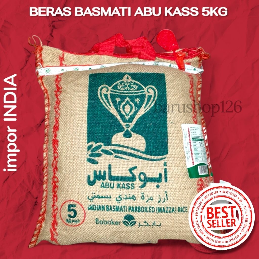 beras basmati ABU KASS 5KG PREMIUM impor INDIA