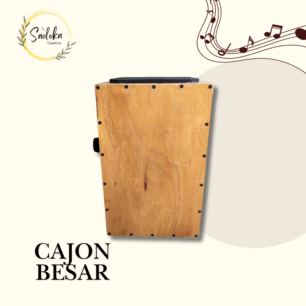 CAJON BESAR PROFESIONAL - ALAT MUSIK AKUSTIK - BELAJAR CAJON