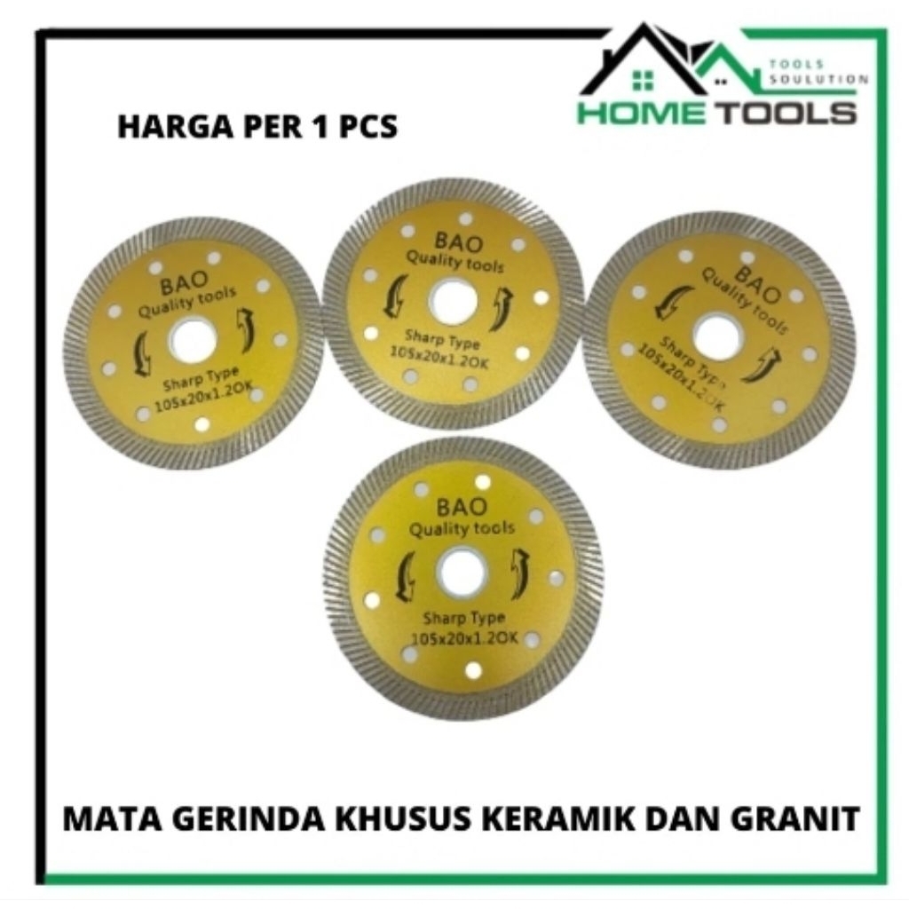 Mata gerinda bobok tembok Mata gerinda potong keramik 4 inch basah dan kering