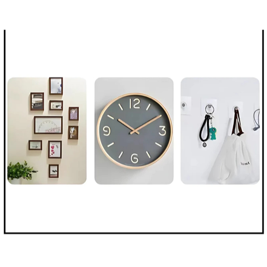 Perekat Baut Dinding Tanpa Bor dan Paku Tanpa Bekas / Gantungan Baut Tempel Hook Tanpa Bor