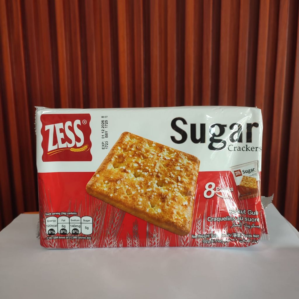 Zess Crackers varian Sugar crackers dan Cream crackers