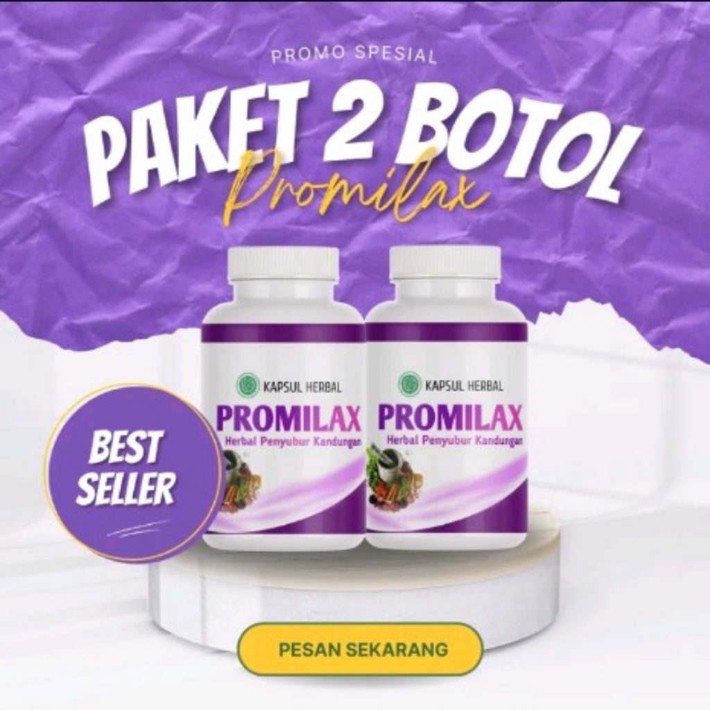 PROMILAX PENYUBUR KANDUNGAN PAKET HEMAT 2 BOTOL
