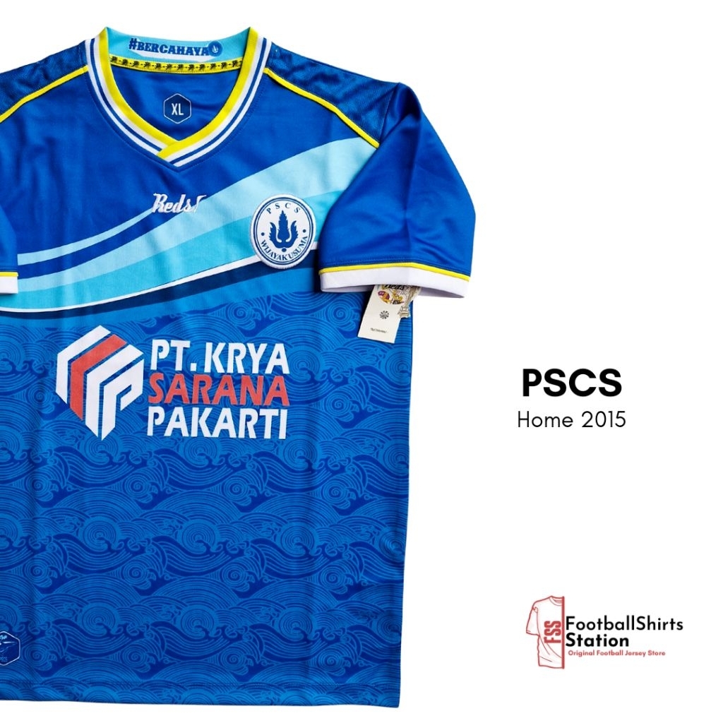 Jersey PSCS Cilacap Home 2015 Size XL Original Reds