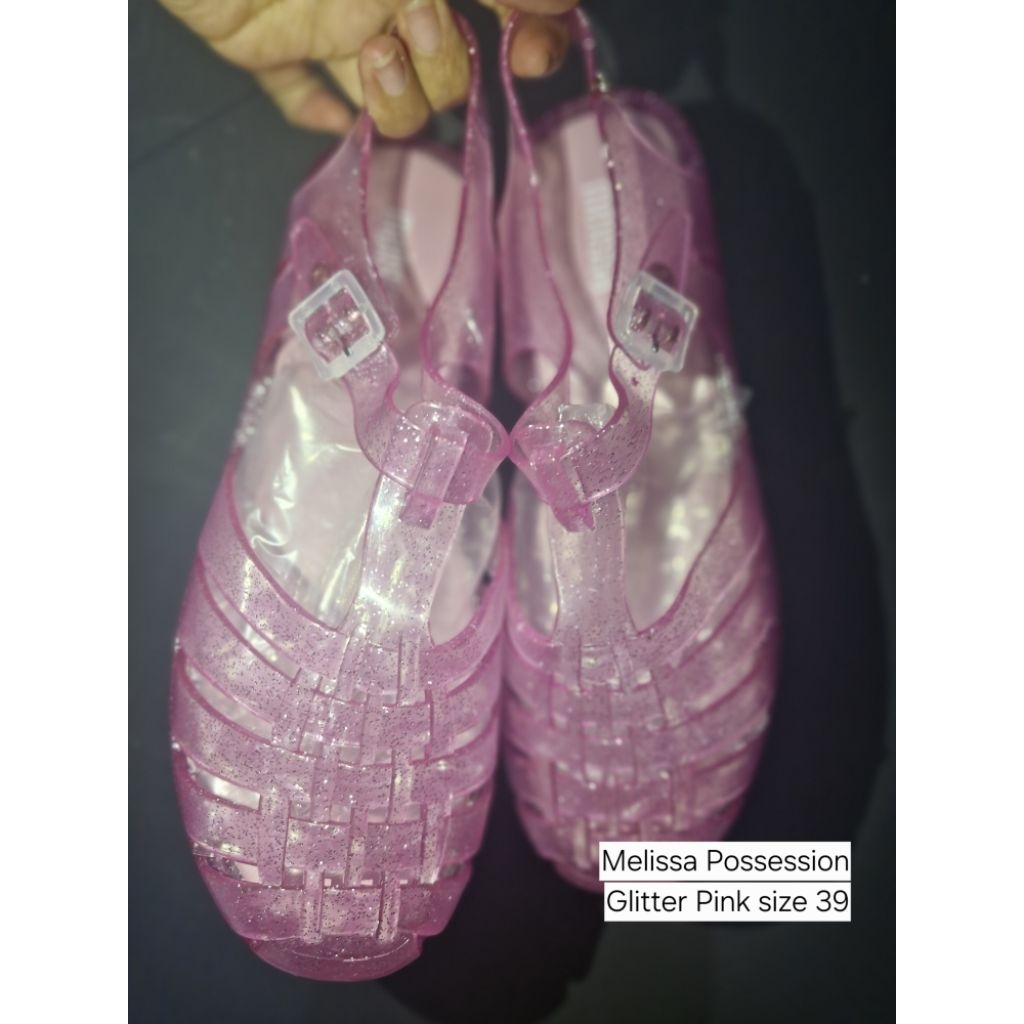 Melissa Possession Pink Glitter
