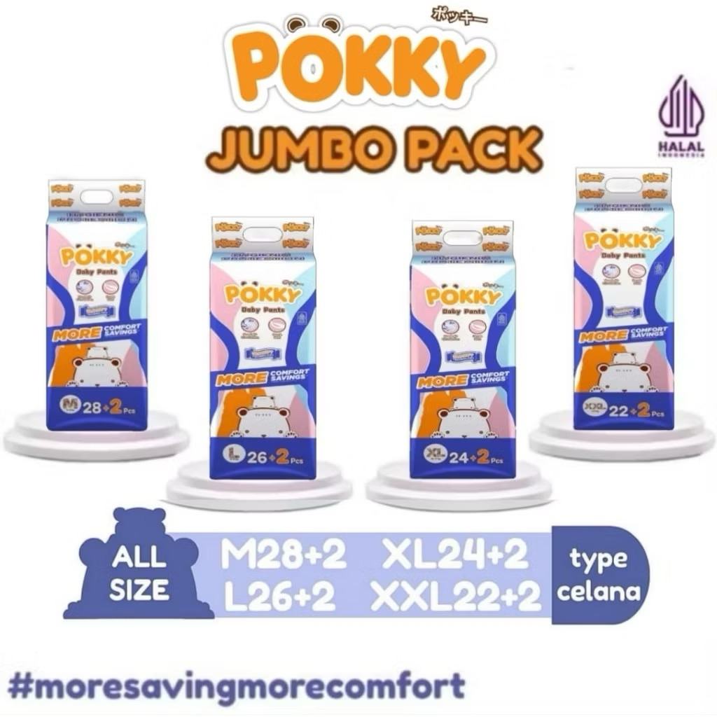 Diapers pokky pants/ popok anak pokky pants size M-XXL