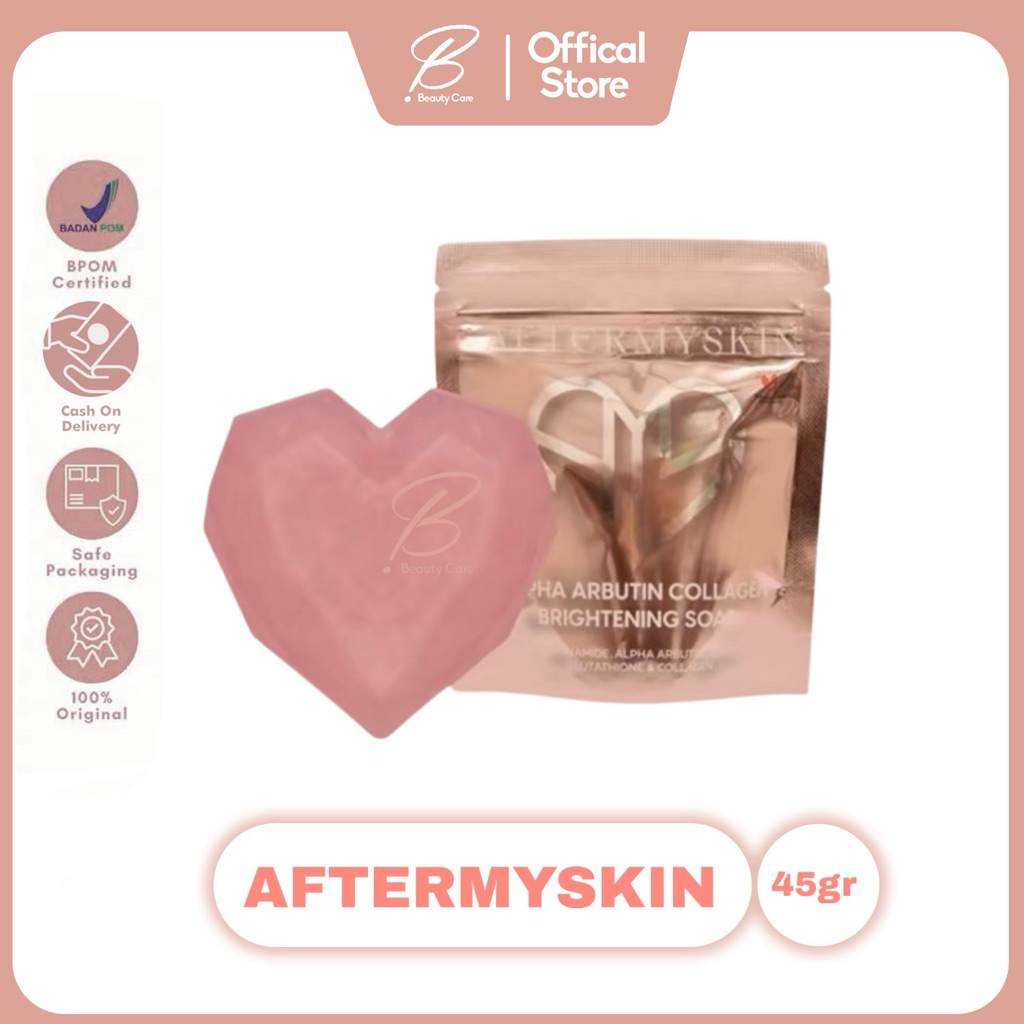 [READY SIAP KIRIM] AFTERSKIN Alpha Arbutin Brightening Soap by Afterskin | Sabun Love Afterskin | AF