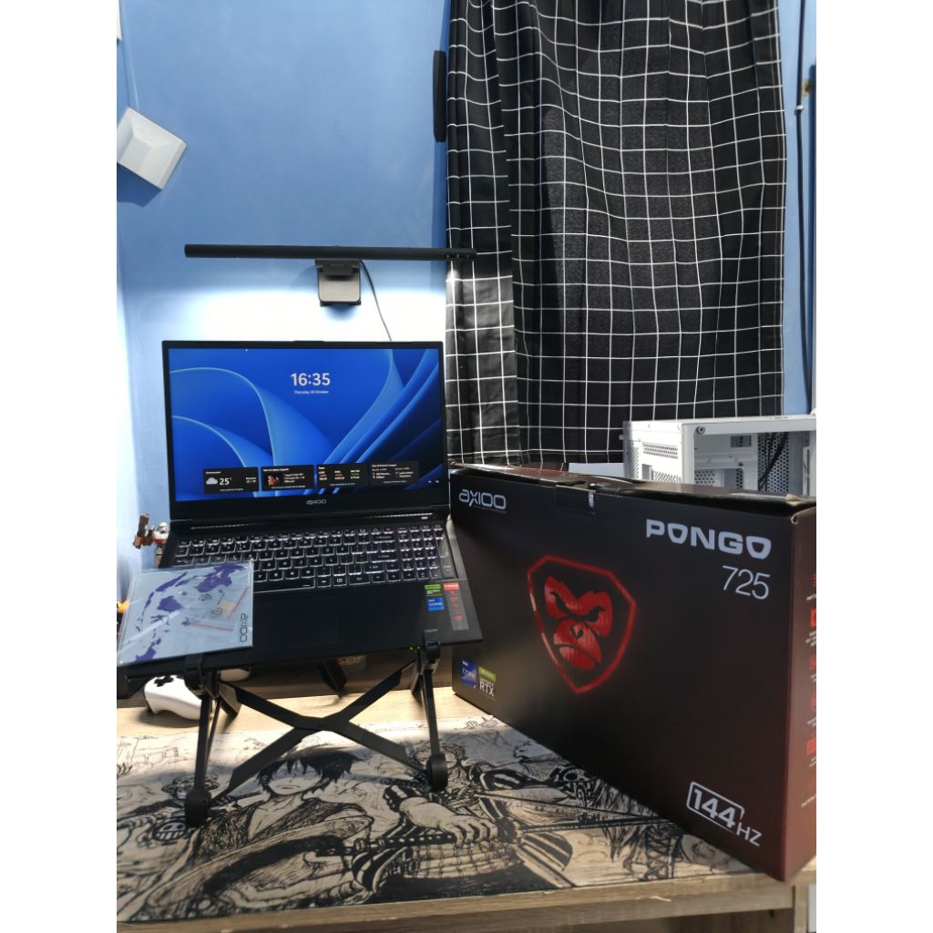 axioo pongo 725 16/512 preloved fullset second