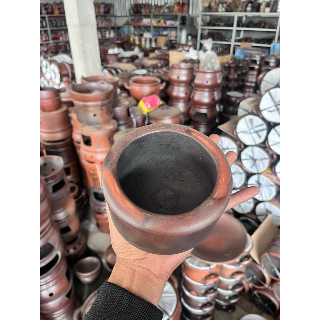 Gerabah Tempat Pakan Kelinci Ayam Merpati Tanah Liat