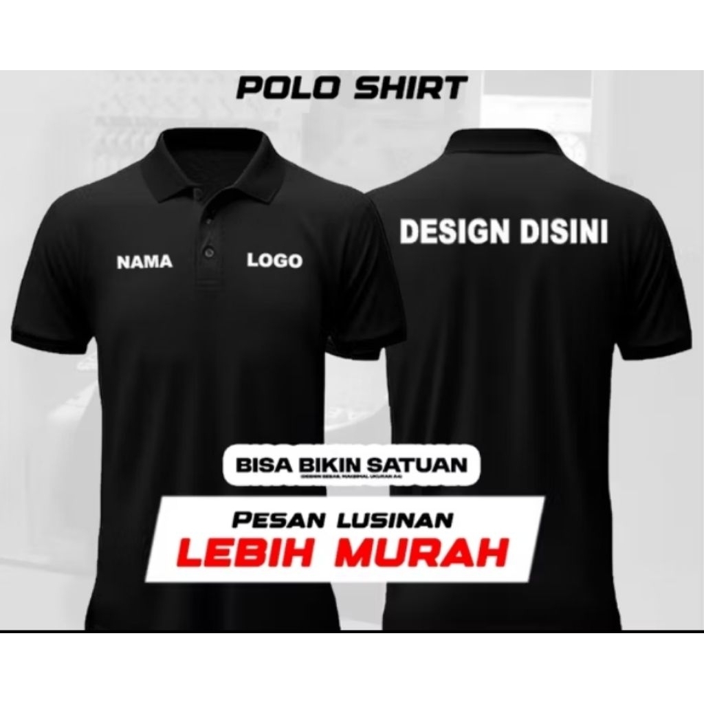 Kaos Polo Custome Desain sesukamu