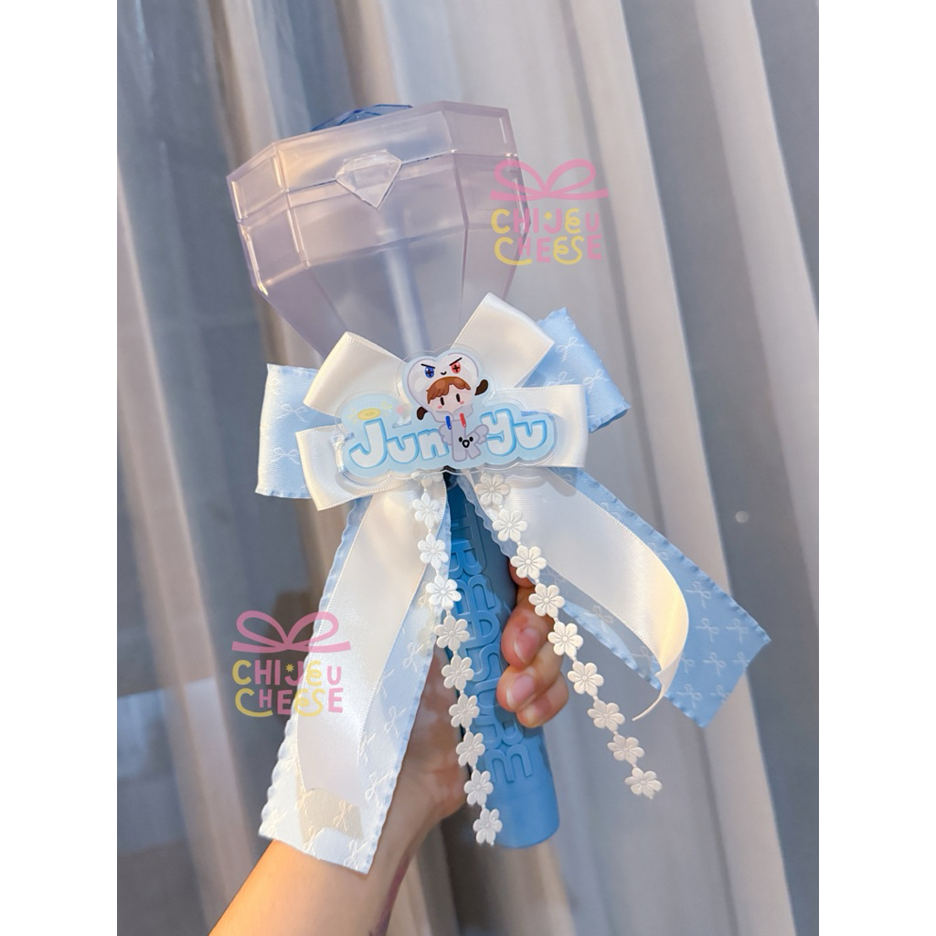 Name Tag Ribbon Treasure Ver. Papan Nama Pita LS Deco Trejo Teume Haruto teulight deco bong Heeseung