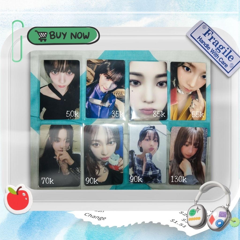 (AAB KARINA AESPA) KARINA AESPA OFFICIAL PHOTOCARD KARZOOM KARMET - NEGOTIABLE