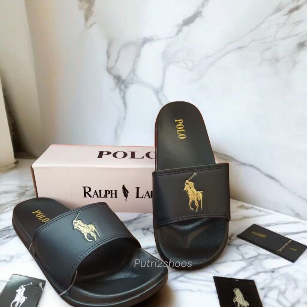 sandal selop polo sandal pria slide Sandal wanita kualitas premium