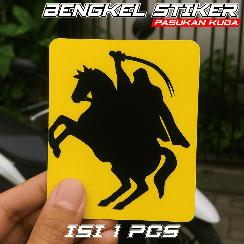 Stiker Ksatria Berkuda Cavalery Cutting – Stiker Cutting Vinyl Premium Awet Outdoor