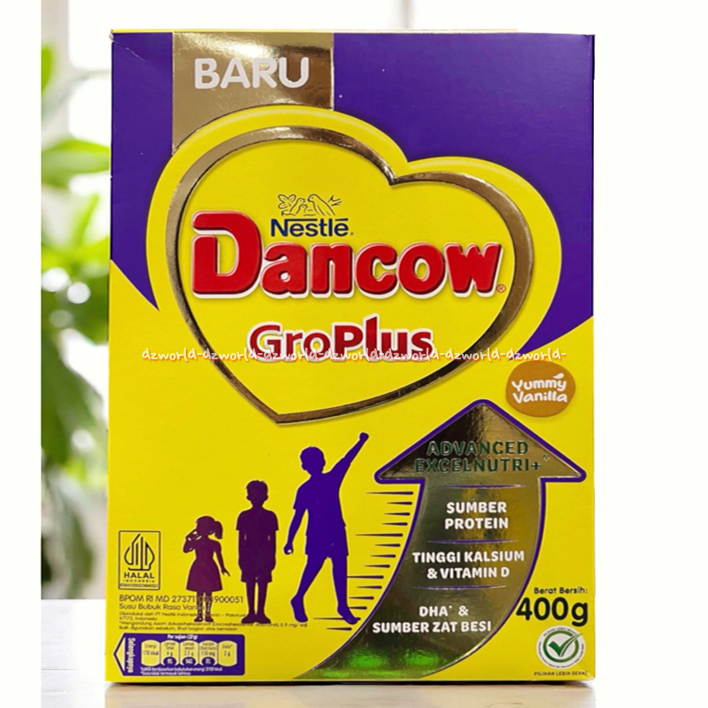 Nestle Dancow Groplus 400gr Susu Bubuk Dancow Rasa Vanila Susu Formula Untuk Anak 1tahun Keatas Deng