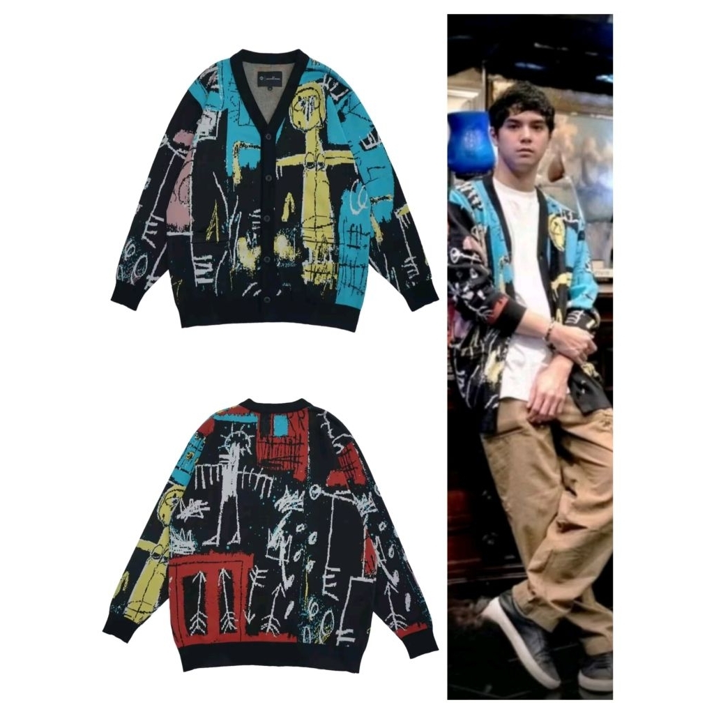 Cardigan 3Second Jean Michel Basquiat