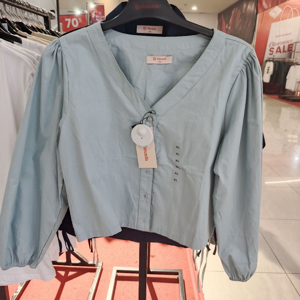 Nevada kemeja wanita dewasa Size S - XL