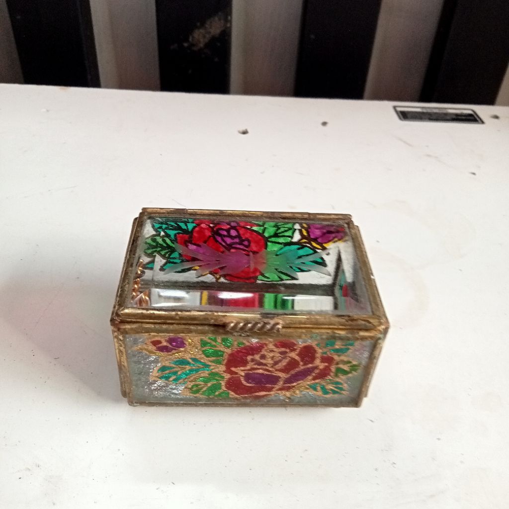 kotak perhiasan jadul vintage lawas kuno