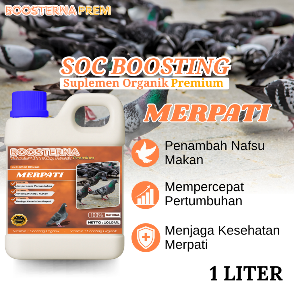 SOC BOOSTING BURUNG DARA/MERPATI Vitamin Burung Agar Cepat Bertelur Obat Betina Anti Macet Nelur Unt
