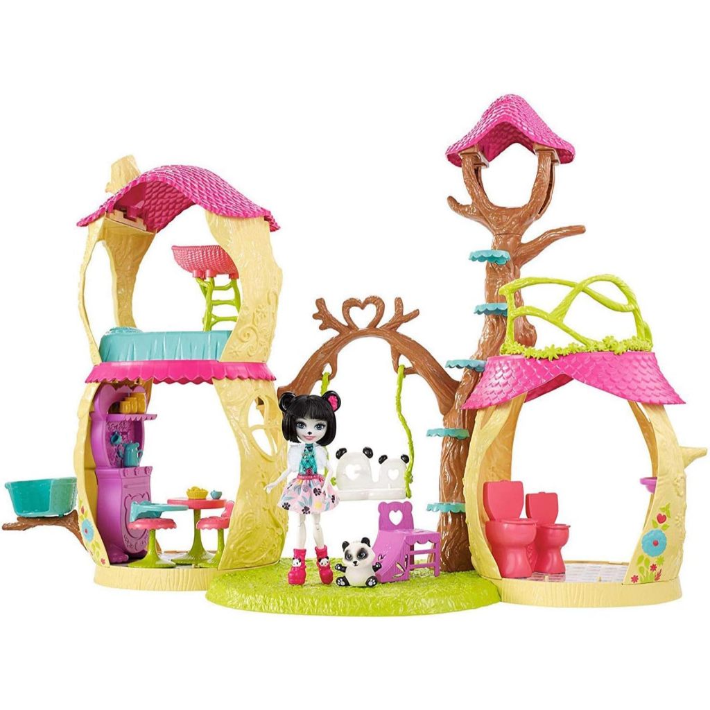 Mattel Enchantimals Playhouse Panda Set