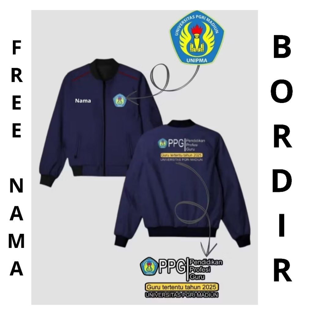 Jaket Bomber PPG DALJAB TERBARU