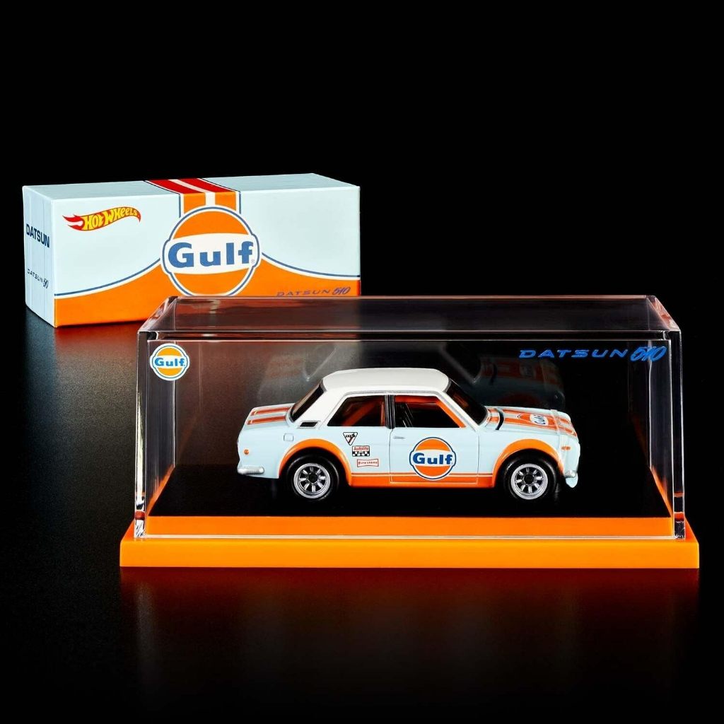 Hot Wheels RLC Collectors Exclusive Gulf Datsun 510 Limited Edition 1:64 Scale Collectible Die Cast 
