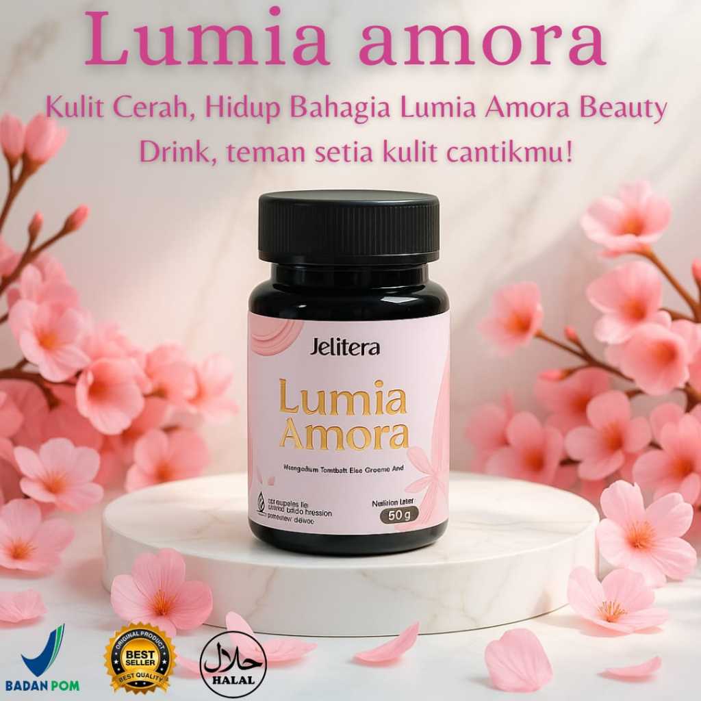Jelitera Lumia Amora Pemutih Badan Pemutih Badan Alami Dan Menghilangkan Flek Hitam Halal Bpom