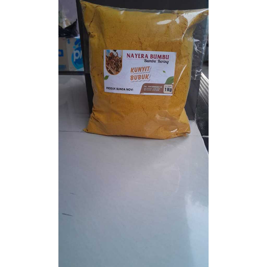 KUNYIT (kemasan 1kg) KUNYIT BUBUK 1 kg / KUNYIT MURNI 100%