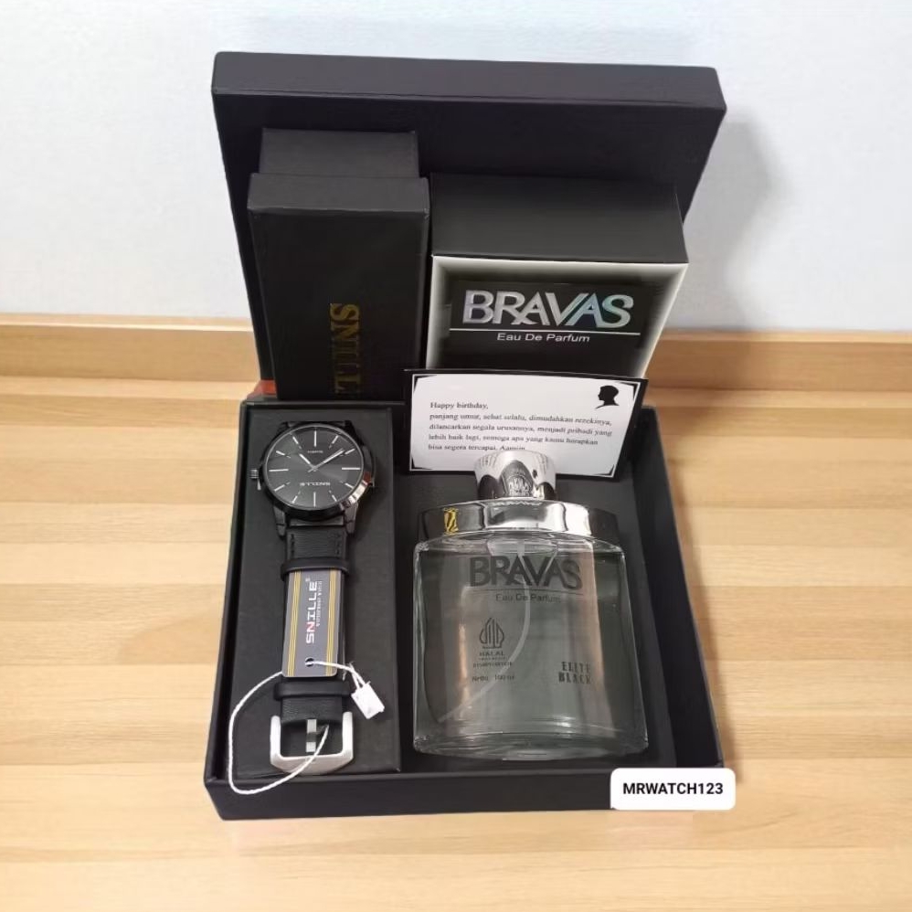 Hampers Cowok / Kado Untuk Cowok /Jam dan Parfum