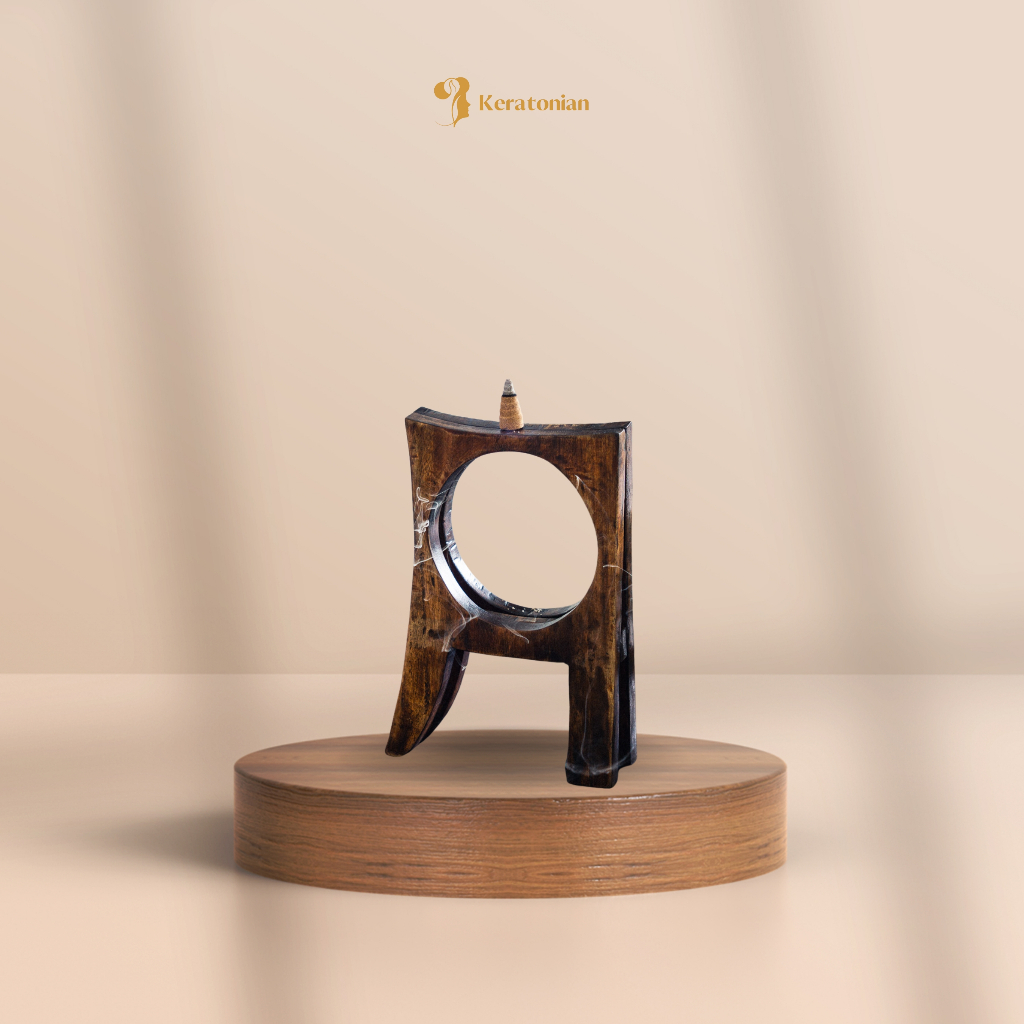 Backflow Incenses Holder - Tempat Dupa Kerucut Asap Bawah - Dupa Asap Turun