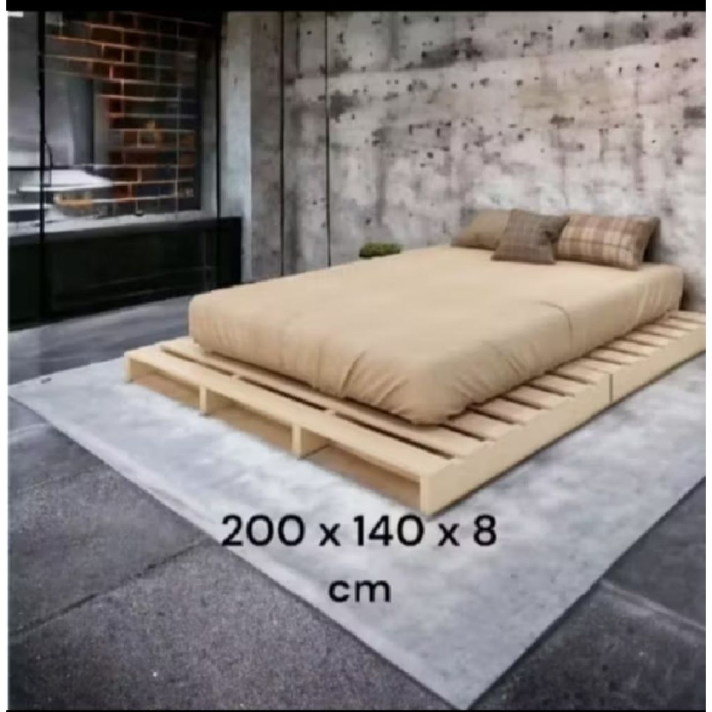 DIPAN KASUR ESTETIK ALA KOREA/DIPAN KASUR/DIPAN LESEHAN Tinggi 8cm