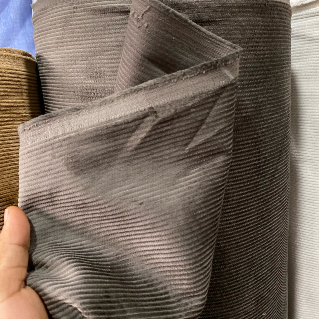 corduroy kain katun corduroy tebal kain meteran harga per 0.5 meter