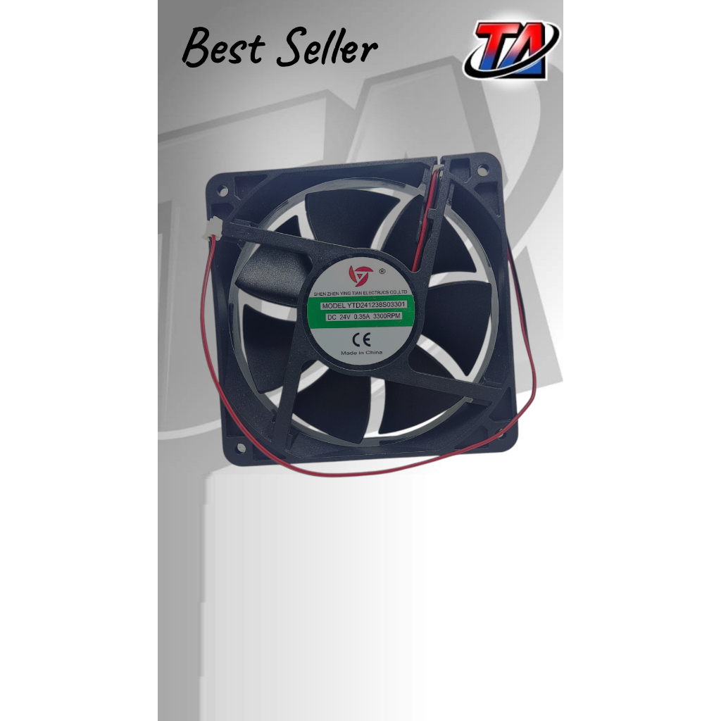 KIPAS DC 24V 4.5IN 4.5" KIPAS DC 24V FAN DC 24V 12cm TEBAL STABIL ORIGINAL