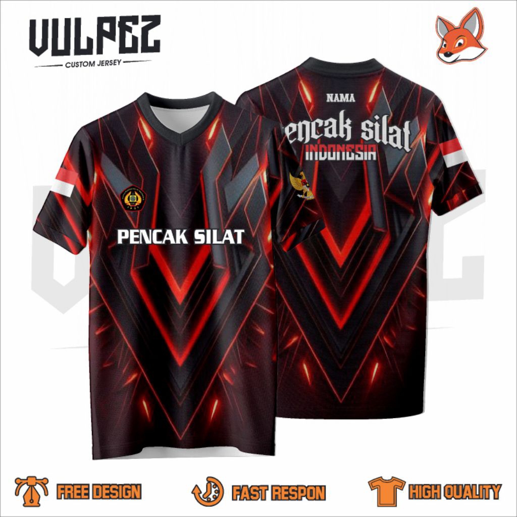 JERSEY PENCAK SILAT CUSTOM || SILAT || FREE DESAIN || FULL PRINTING