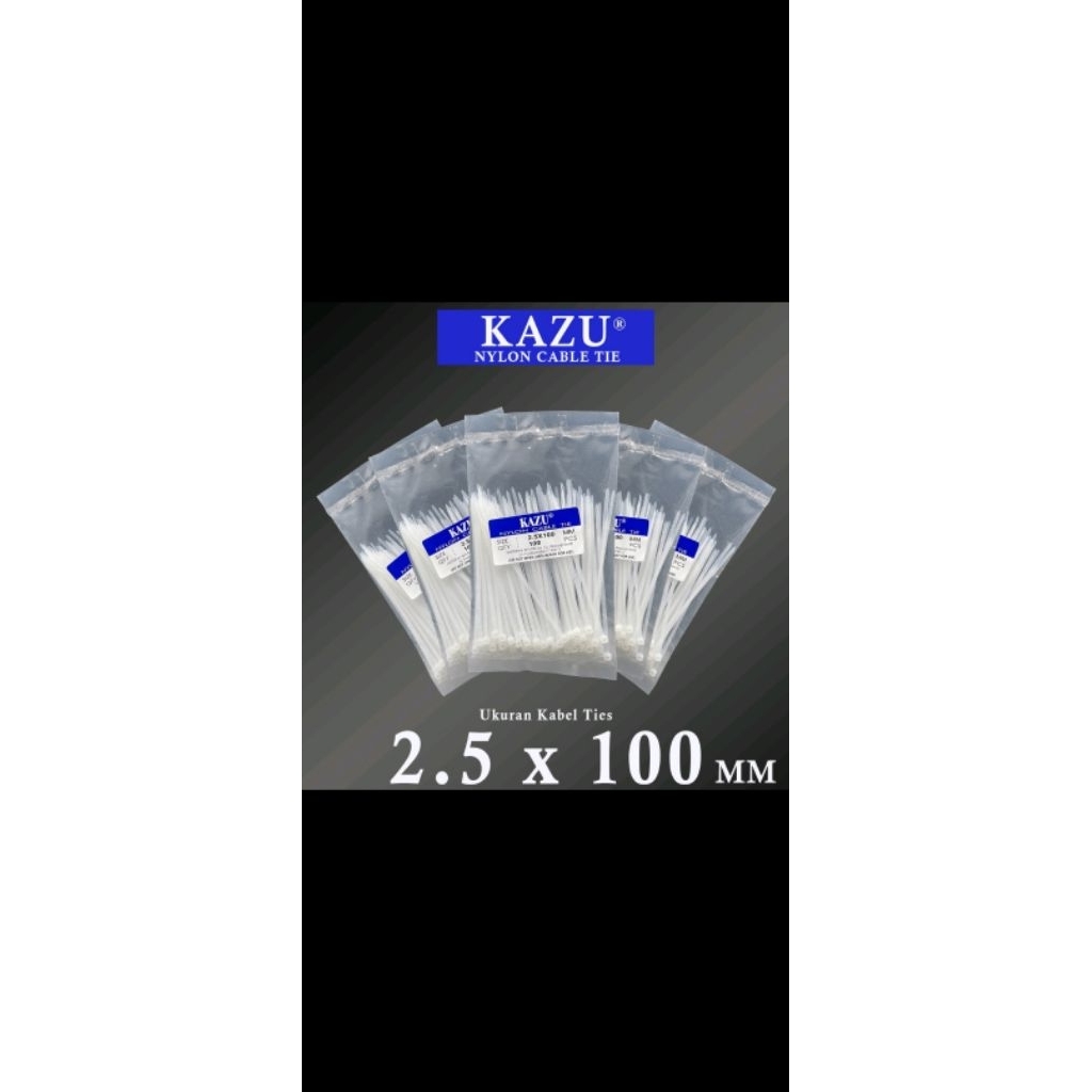 Kabel Ties 10cm isi 100pcs Cable Ties 10cm Kabel ties 2.5x100mm
