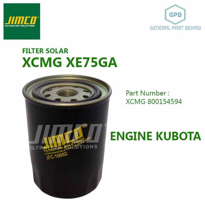 Fuel Filter Solar XCMG XE75 GA Jimco