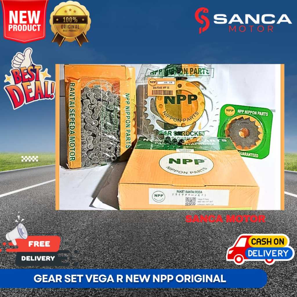 GEAR SET VEGA R NEW ORIGINAL NPP PREMIUM