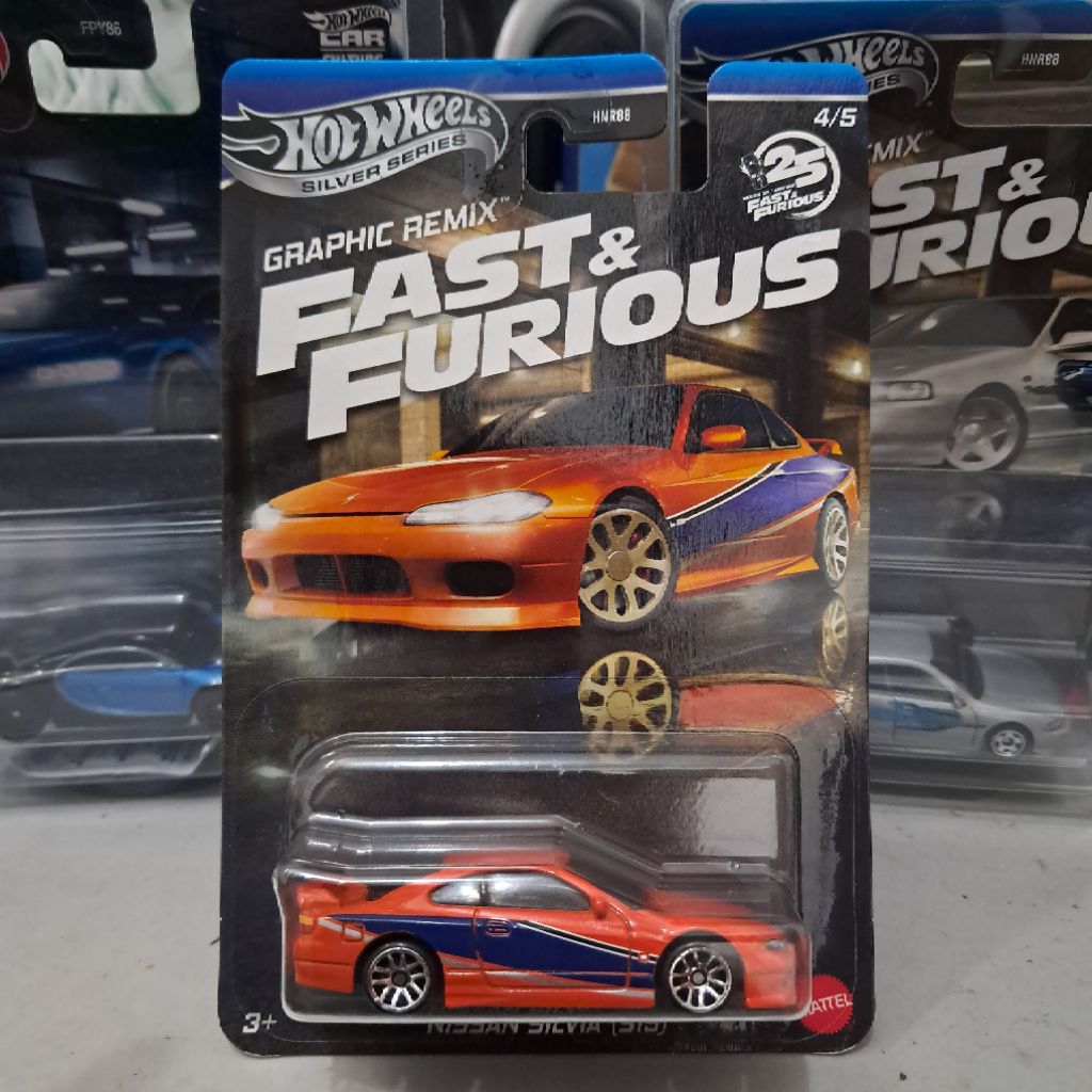 Hot wheels fast and furious Nissan Silvia S15 graphic remix- Hotwheels wheels graphic remix Nissan S