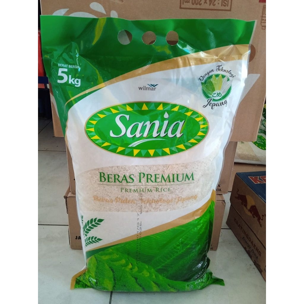 Beras SANIA 1kg, 3kg , 5kg,(Langsung kirim)