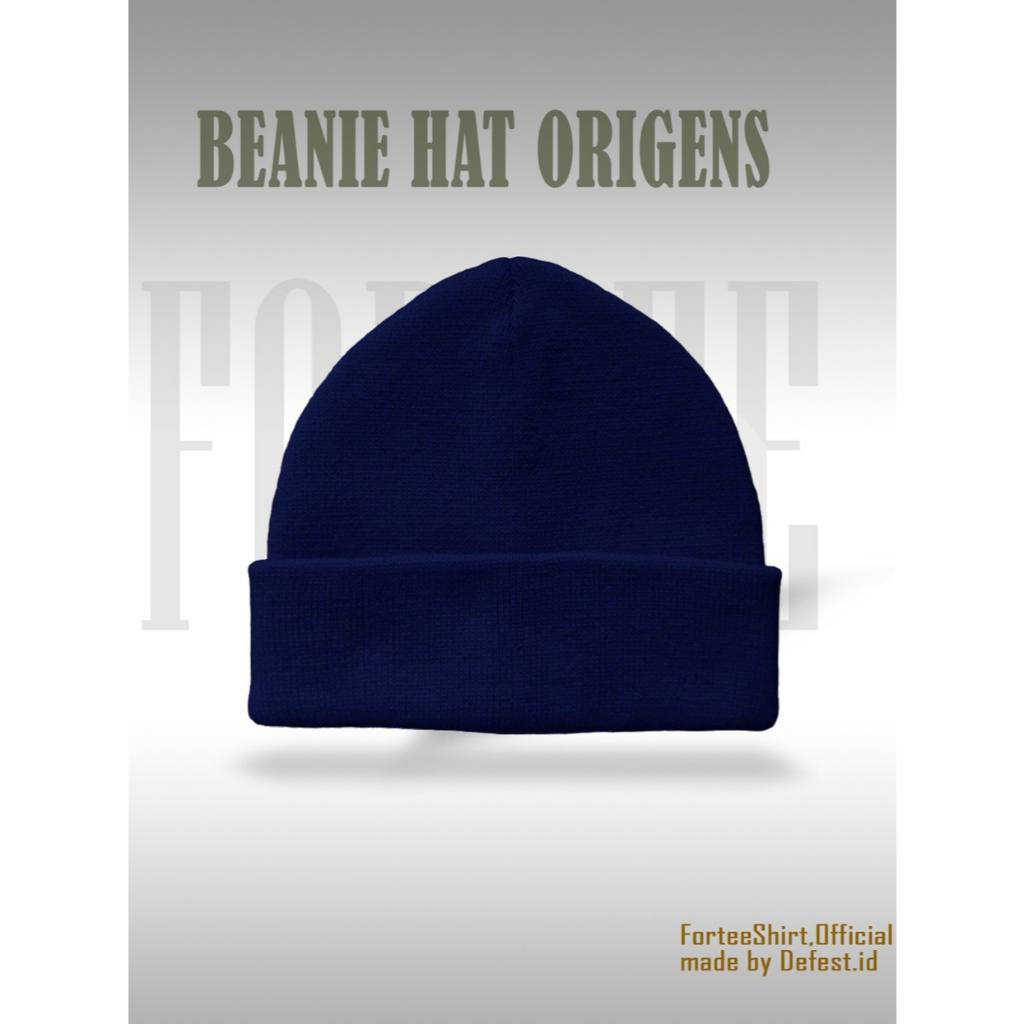 DFstore's Topi Kupluk Beanie Pria Wanita Polos Topi Kupluk Gunung Hiking Camp