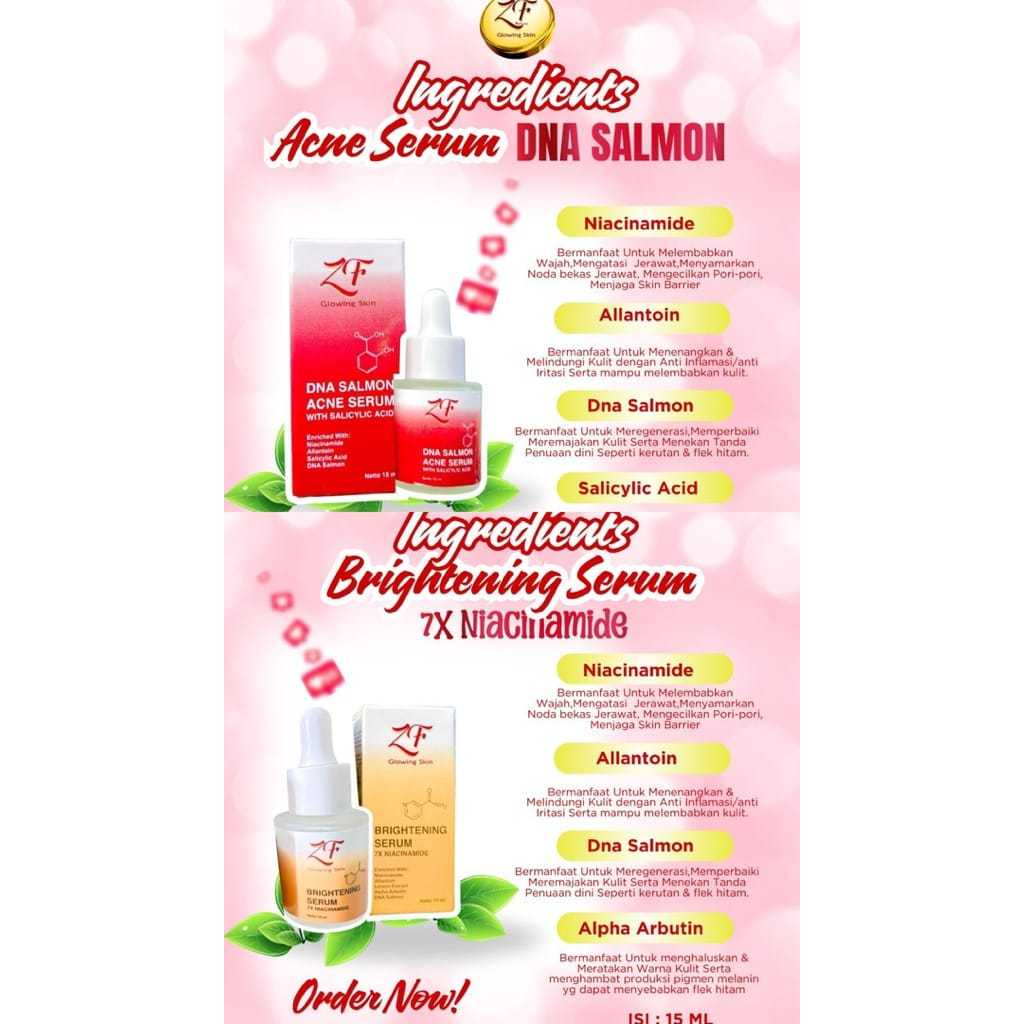 SERUM ZF SKINCARE DNA SALMON DAN BRIGHTENING