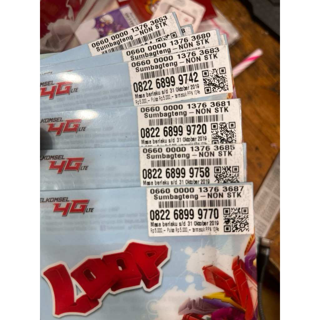 Kartu Loop Biru Jadul Combo Sakti