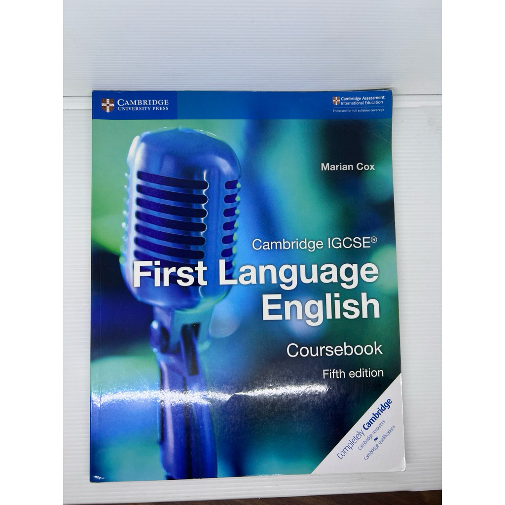 Cambridge IGCSE First Language English Coursebook Fifth Edition ORIGINAL bekas