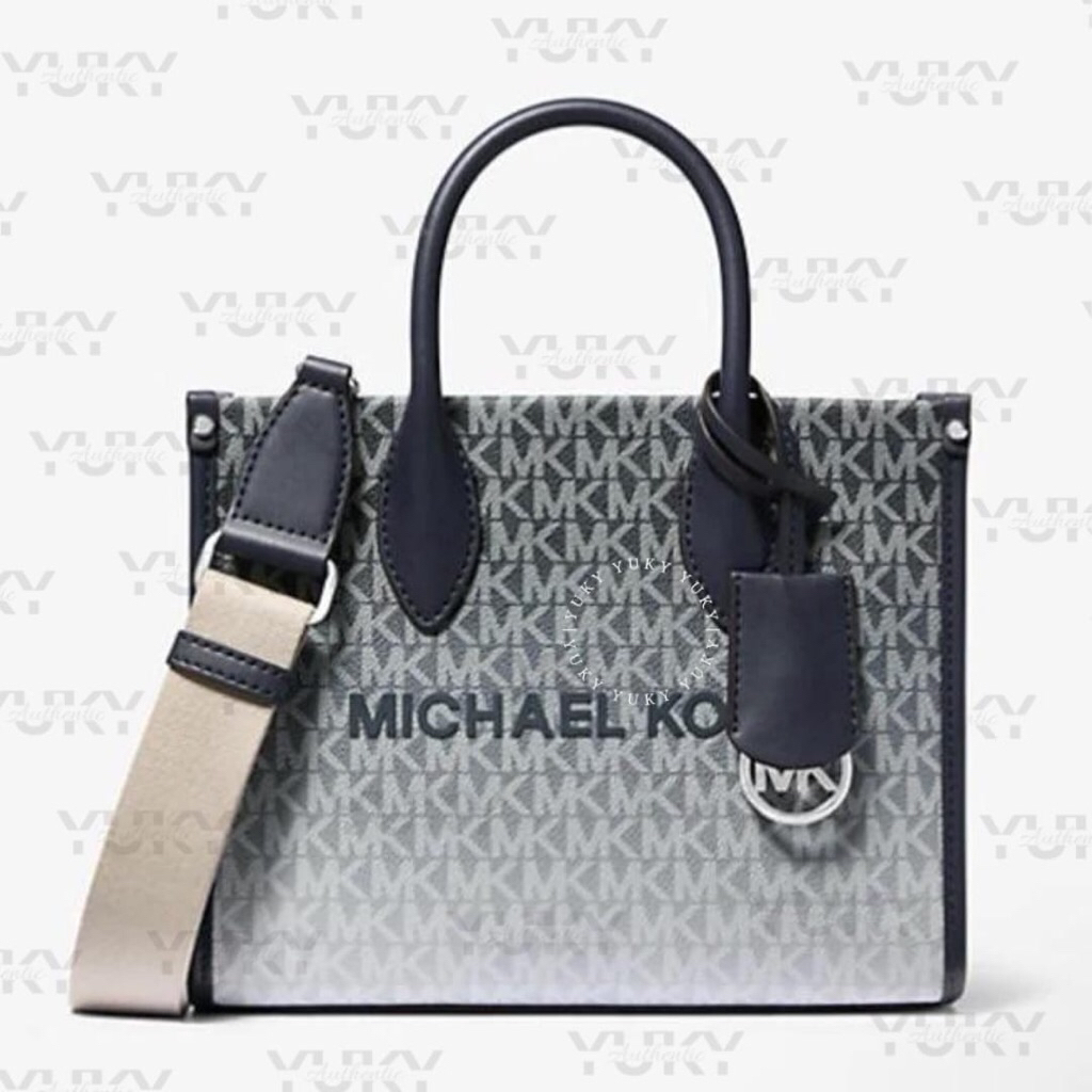 Tas Wanita Branded MICH*EL KO*S MK Mirella Ombre Navy 100% Original