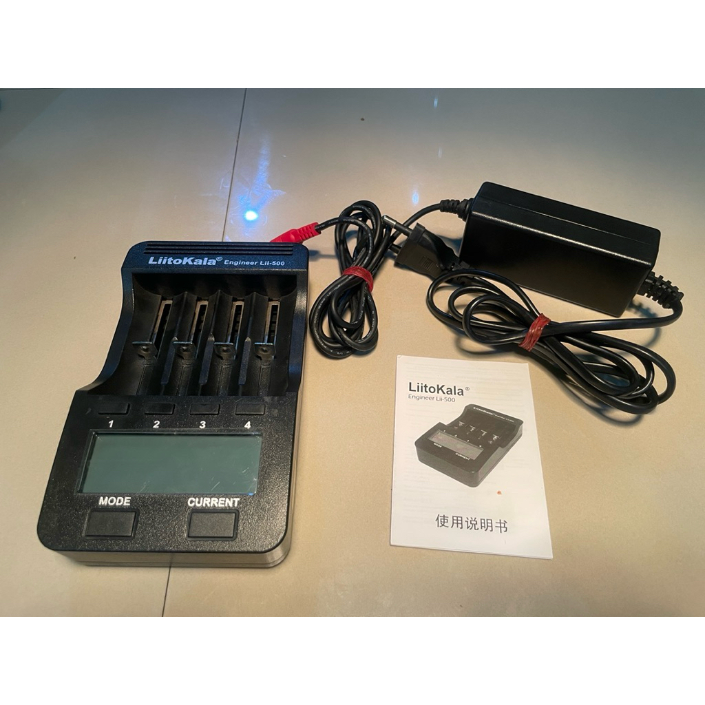 Charger Liitokala Lii 500 Second Normal + Adaptor