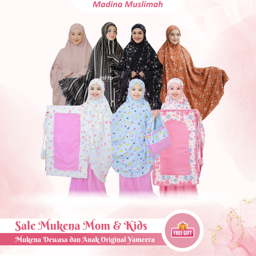 Sale Mukena Yasmera Attin Keke Falova Heppin Bahan Nyaman dan Adem