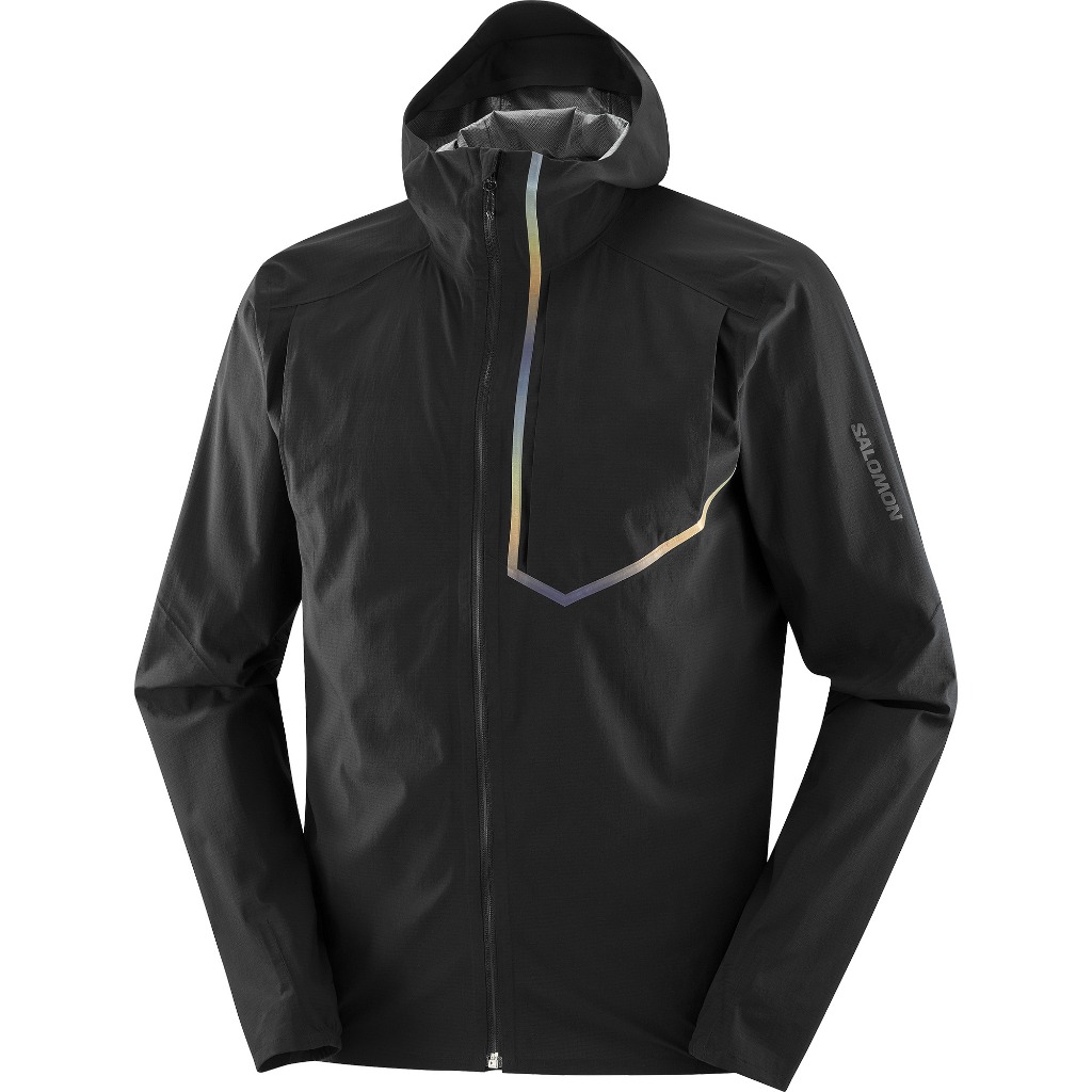 APPAREL | SALOMON BONATTI TRAIL JKT M | CHERRY/DEEP BLACK
