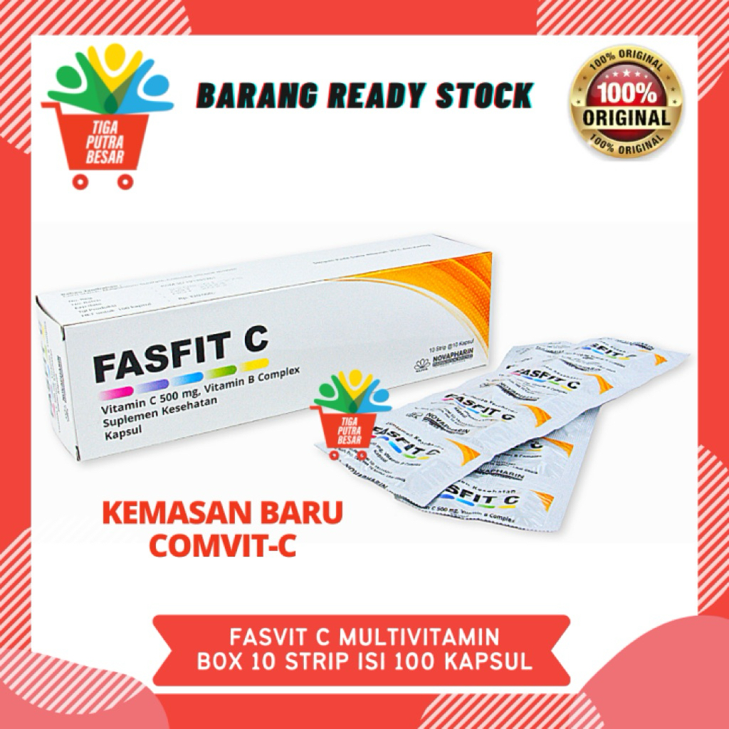 FASTFIT C/COMVIT C (1 Box isi 10 Strip) + FREE BUBBLE WRAP
