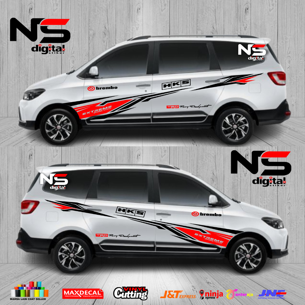 Stiker Mobil Wuling Confero Sticker Cutting Wuling Confero Terbaru