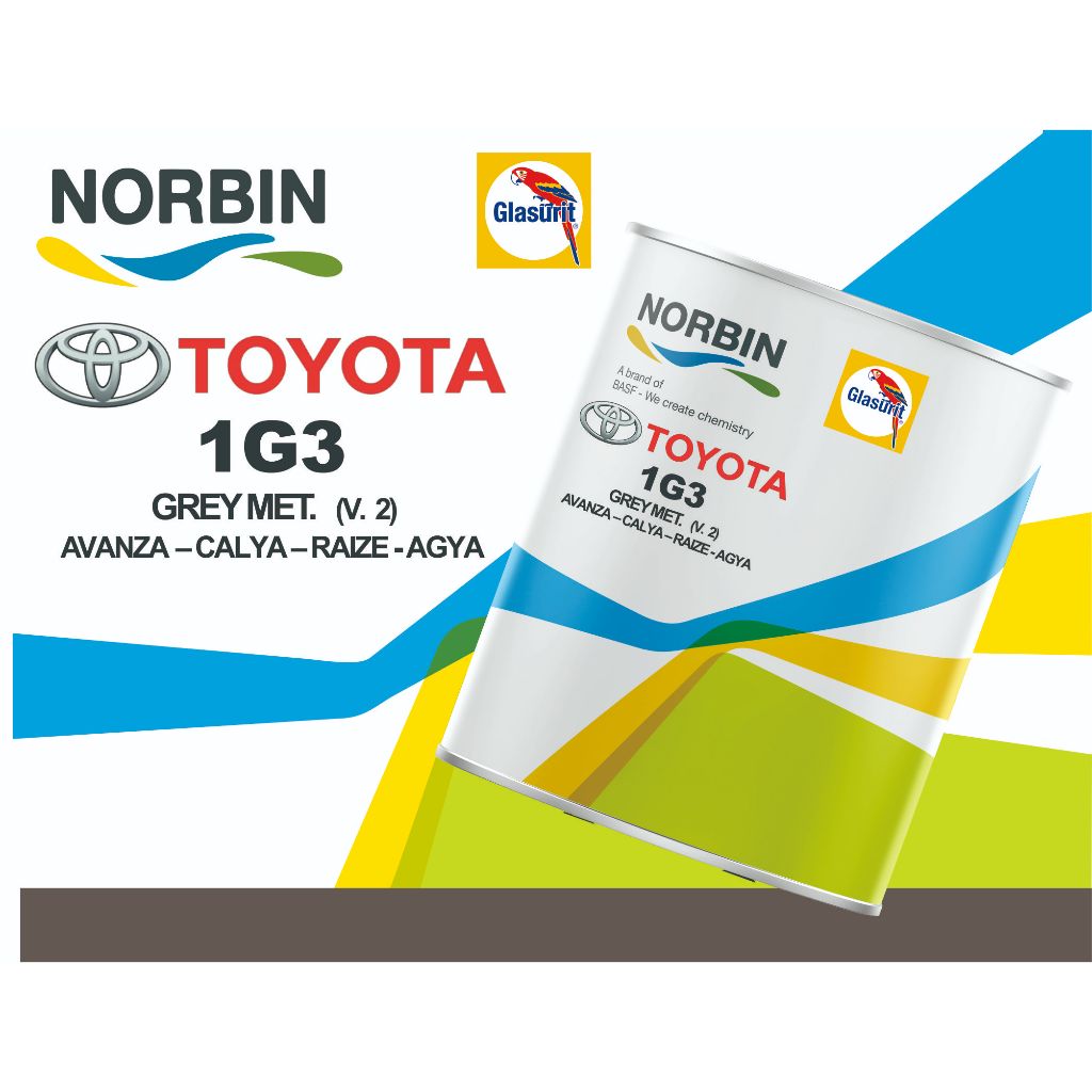 TOYOTA 1G3 (V.2) GREY MET READYMIX NORBIN PU by GLASURIT